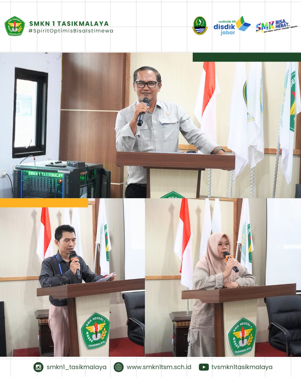 IHT Next Gen Teaching : "Media Pembelajaran dengan Teknologi AI Generatif" di SMKN 1 Tasikmalaya